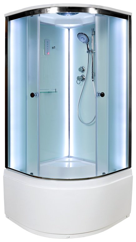 Душевая кабина KABINKA.KZ D511S LED (220х110 см), высокий поддон купить,NaN