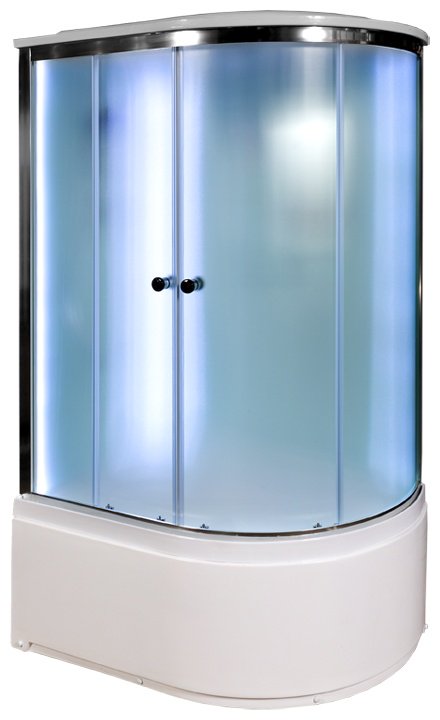 Душевая кабина KABINKA.KZ D512S LED L (220х90 см), высокий поддон купить,NaN