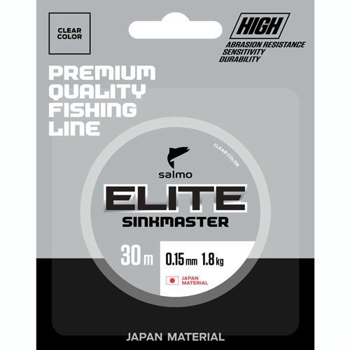 Рыболовная леска Salmo Elite Sinkmaster 0,17 мм 30 м прозрачная купить,NaN