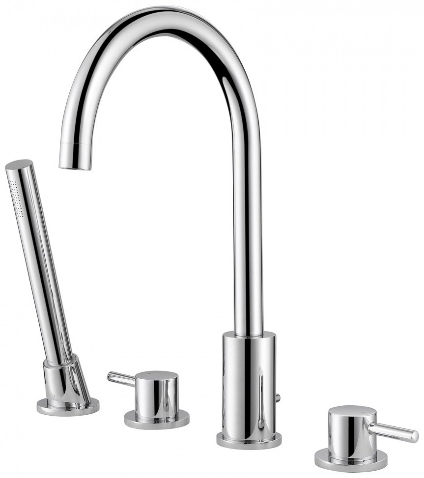 Смеситель для ванны Abber Wasser Kreis AF8113 цвет серебристый, однозахватный купить,265900