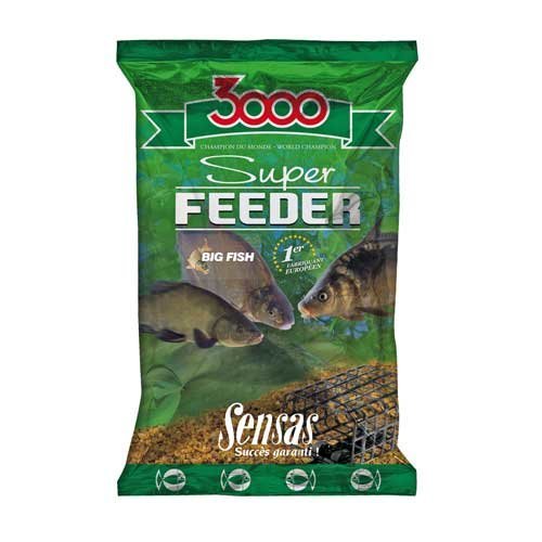Прикормка Sensas 3000 Super Feeder Big Fish 1000гр купить,NaN