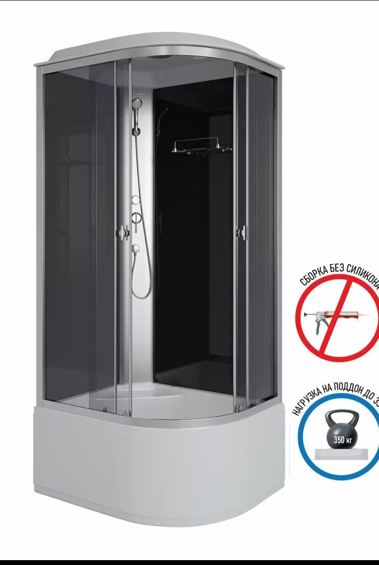 Душевая кабина KABINKA.KZ E90/80/40L/TN (215 см х 90 см), высокий поддон купить,NaN