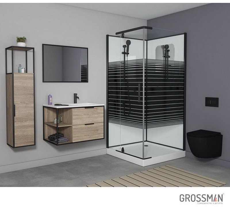 Душевая кабина Grossman GR270QL (205 см х 100 см), низкий поддон