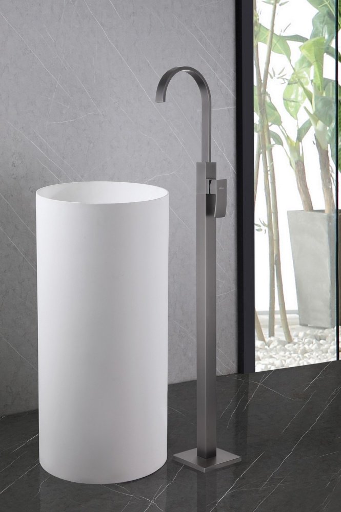 Смеситель Abber Wasserfall AF8640NG, латунь, цвет никель купить,NaN