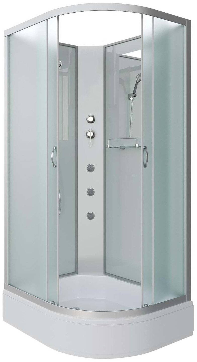 Душевая кабина KABINKA.KZ NG-33394-14LBKG (215х130 см), средний поддон