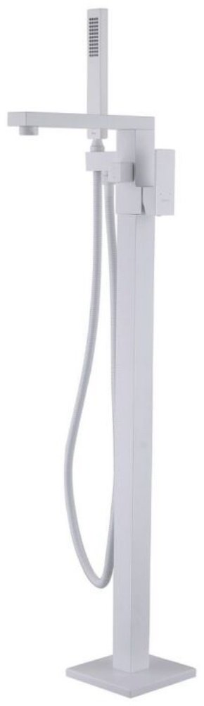 Смеситель для ванны Abber AF8215W, латунь, цвет белый