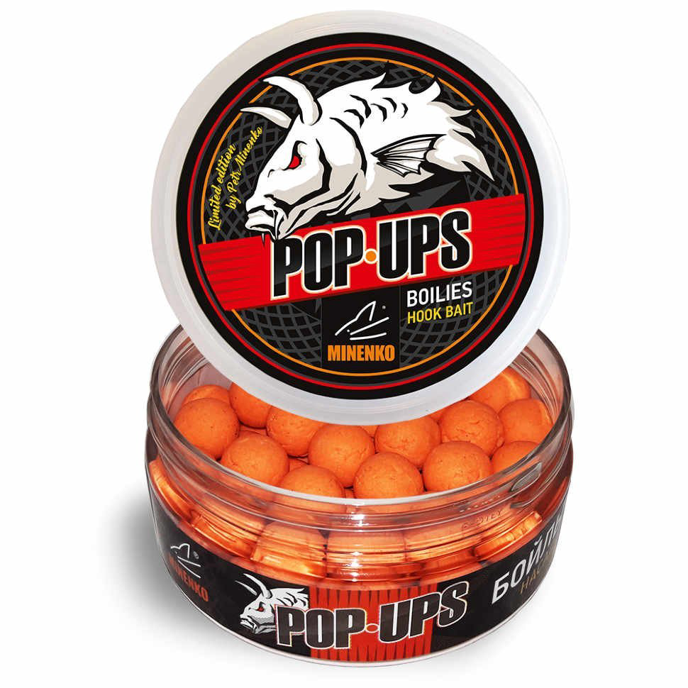 Бойлы Minenko Tutti-Frutti Fluo Pop-Up 14мм 120гр