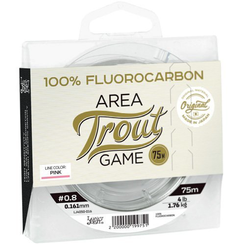 Рыболовная леска Lucky John Area Trout Game 0,257 мм 75 м розовая купить,NaN