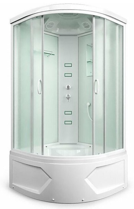 Душевая кабина Mirwell MR3509TPF-C3-RUS (215х90 см), высокий поддон