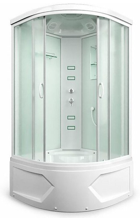 Душевая кабина Mirwell MR3509TPF-C3-RUS (215х90 см), высокий поддон