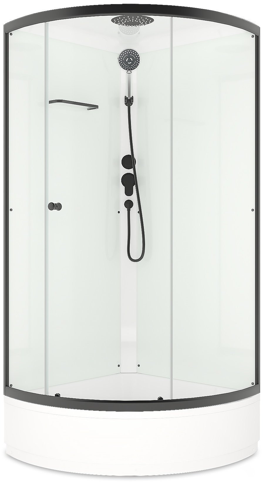 Душевая кабина KABINKA.KZ DS01Sm99MWCl00.Gt-V1.2-Bl (218х90 см), средний поддон купить,NaN