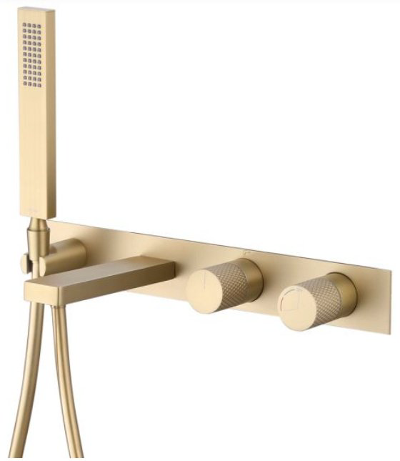 Смеситель для ванны Abber AF8730G, латунь, цвет золотой купить,425800