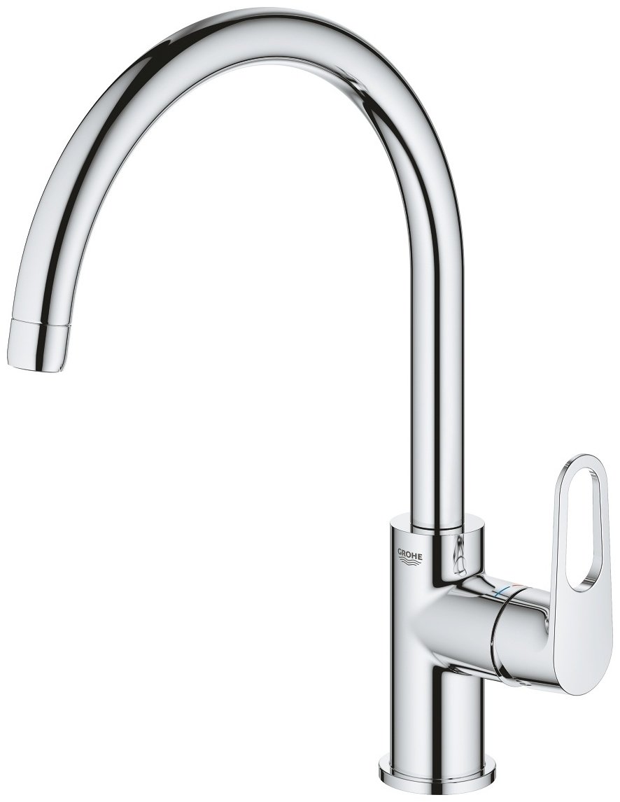 Смеситель для кухни (мойки) Grohe Bauflow 31230001, однозахватный купить,NaN
