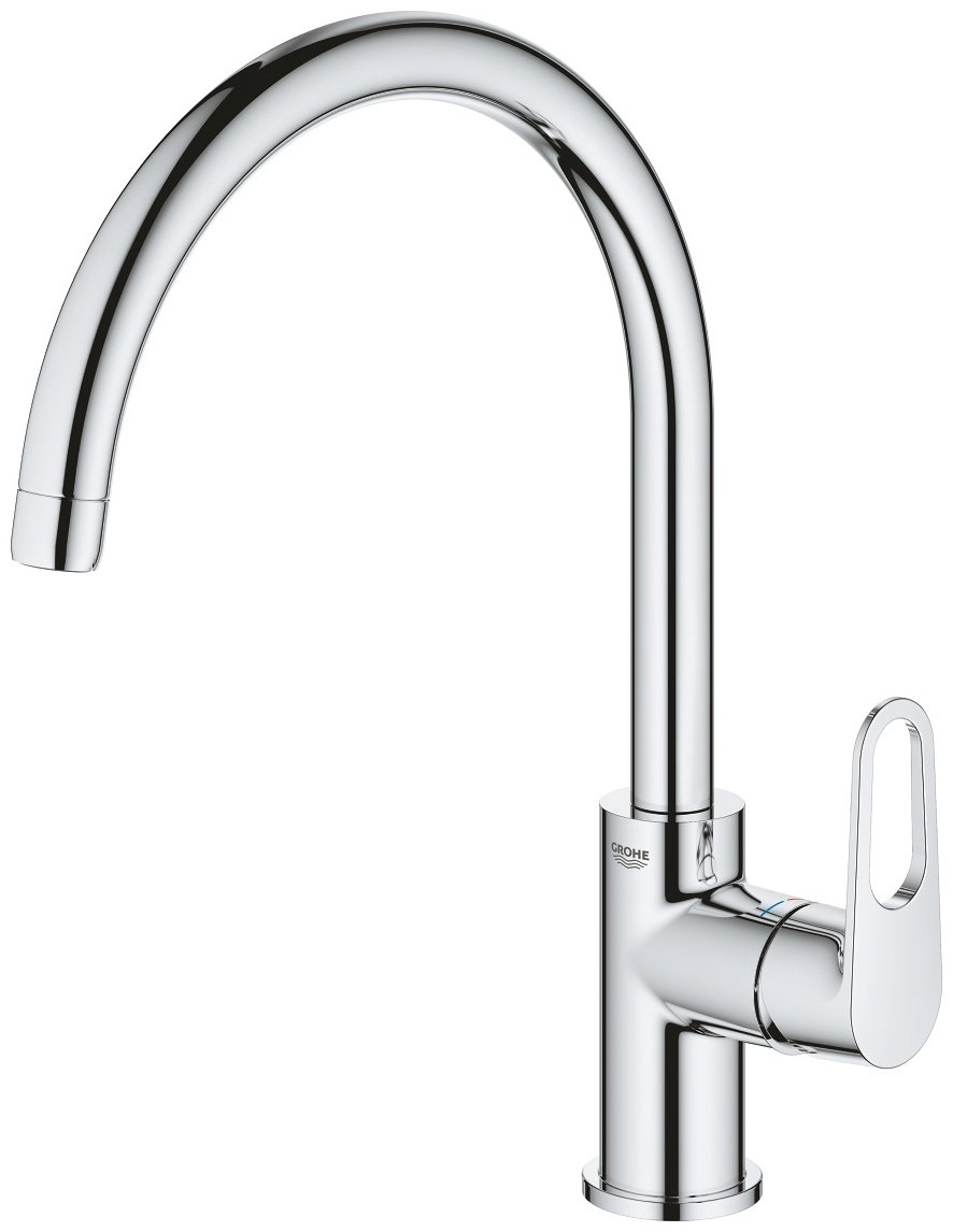Смеситель для кухни (мойки) Grohe Bauflow 31230001, однозахватный купить,NaN