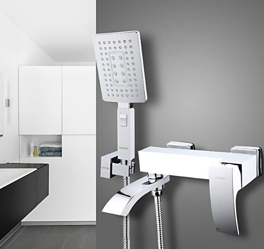 Смеситель для ванны Gappo G3207-8, латунь, цвет белый - ForteMarket Смеситель для ванны Gappo G3207-8, латунь, цвет белый купить,100900