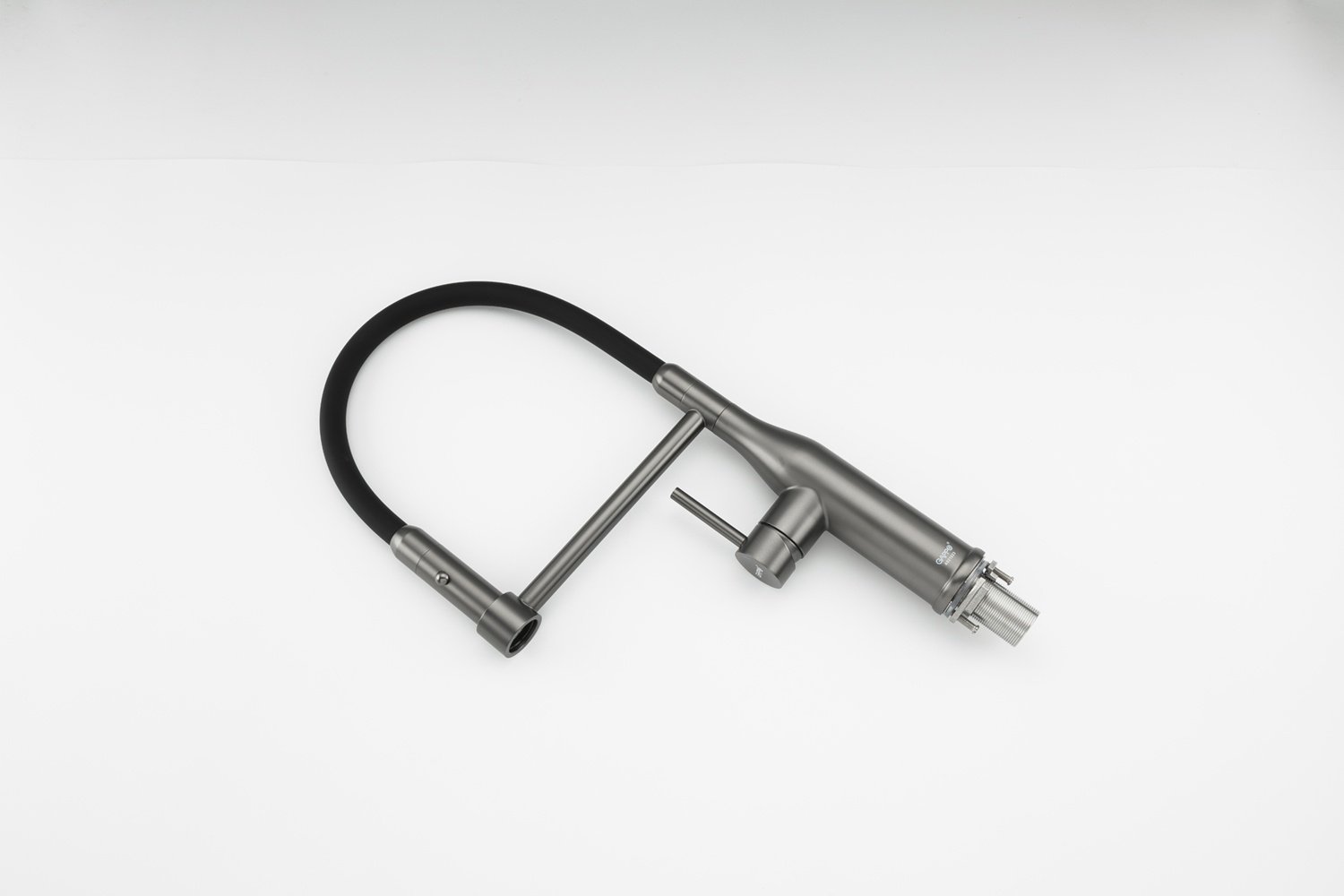 Смеситель с гибким изливом Gappo G4398-51, латунь, цвет графит