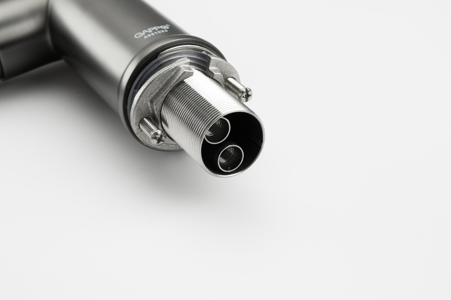 Смеситель с гибким изливом Gappo G4398-51, латунь, цвет графит