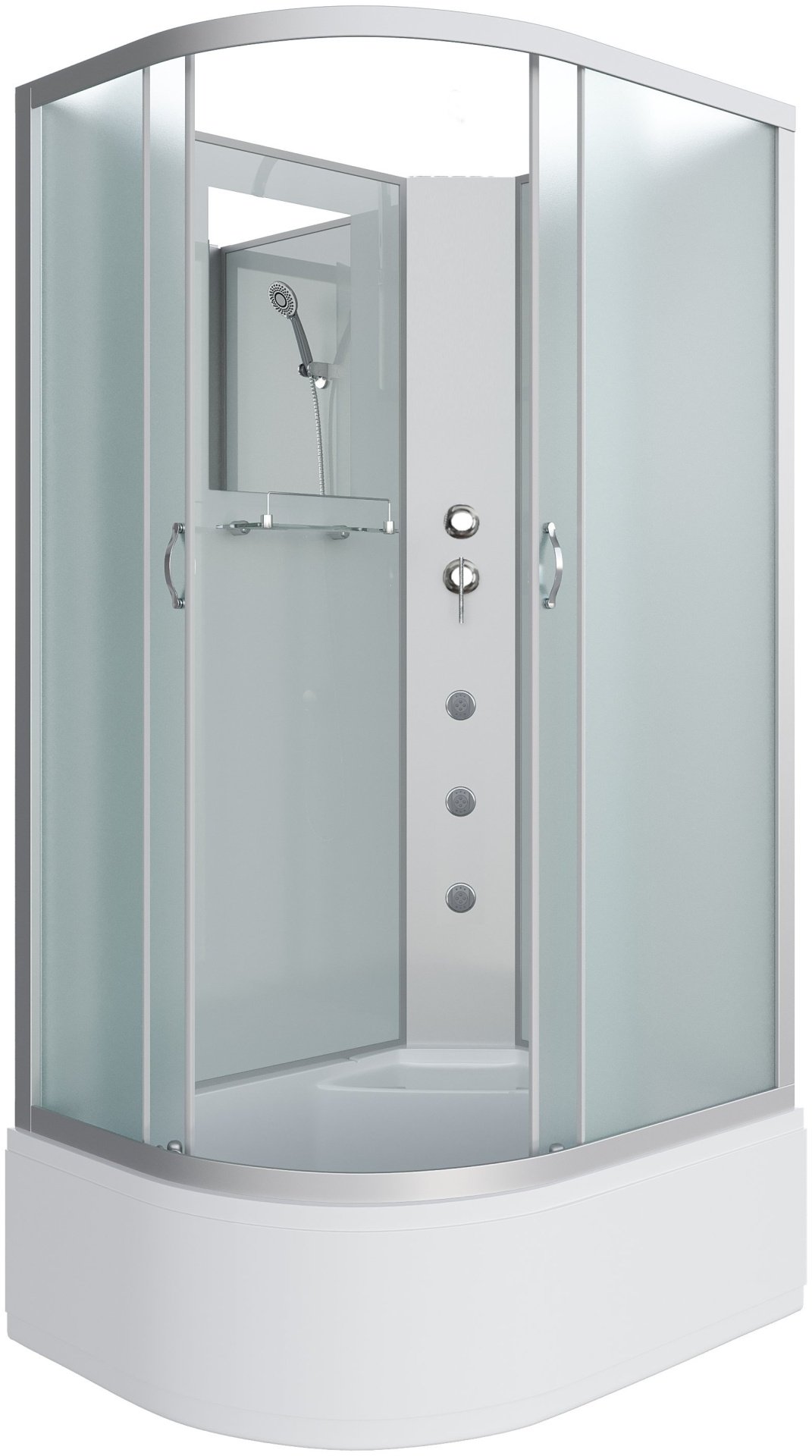 Душевая кабина Niagara NG-2310-14RBKG (200 см х 120 см), высокий поддон купить,NaN