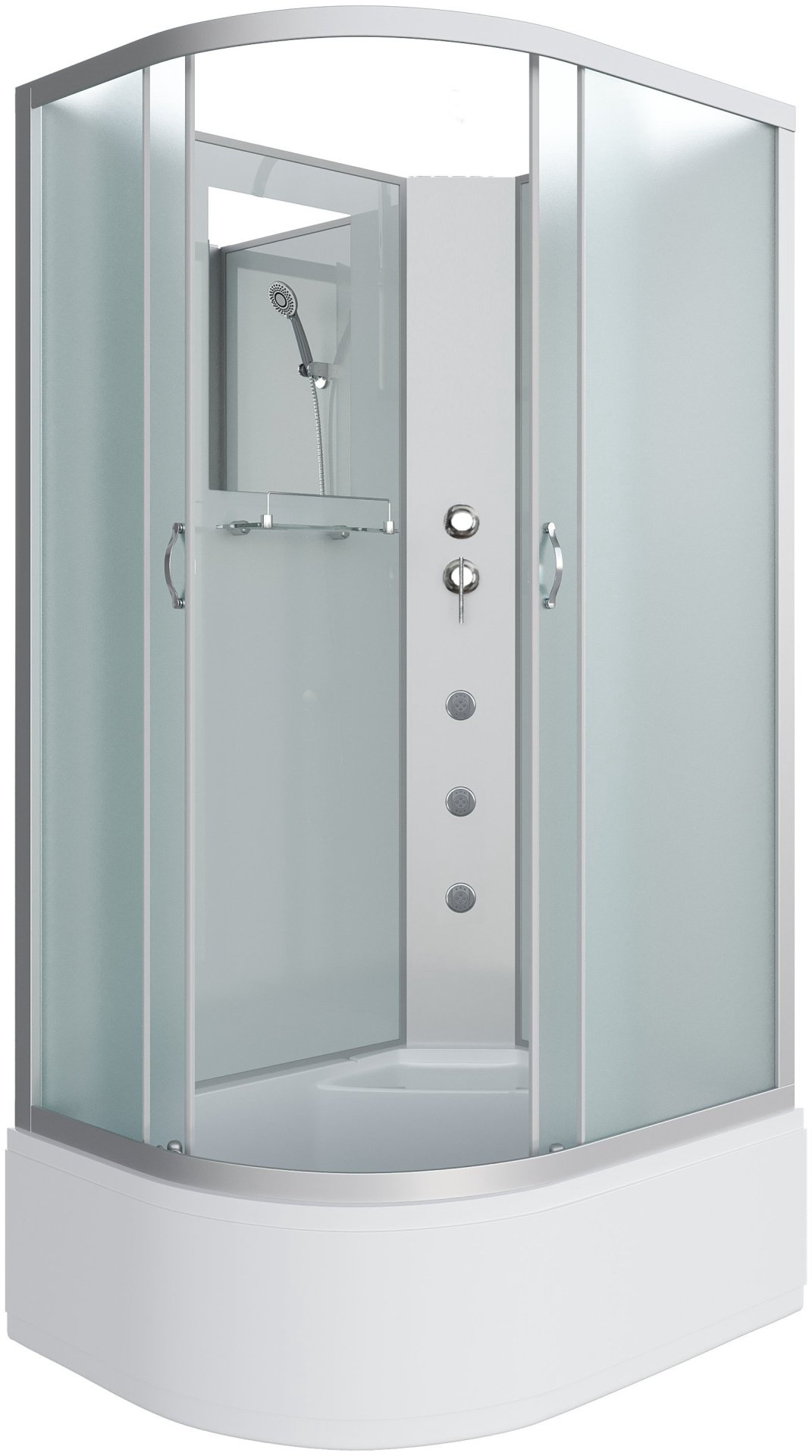Душевая кабина Niagara NG-2310-14RBKG (200 см х 120 см), высокий поддон купить,NaN
