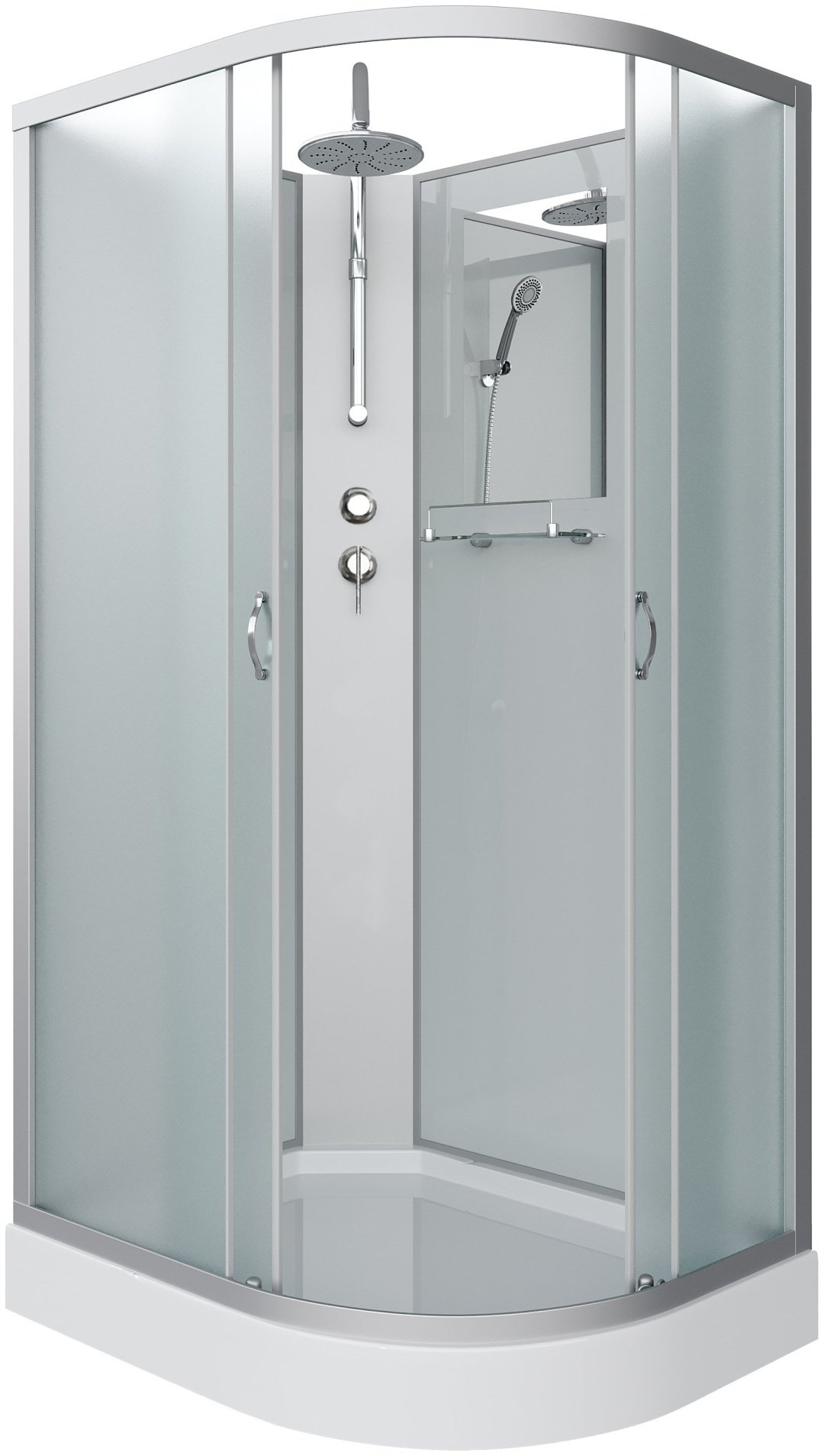 Душевая кабина Niagara NG-3312-14LBKT (215х120 см), низкий поддон купить,NaN
