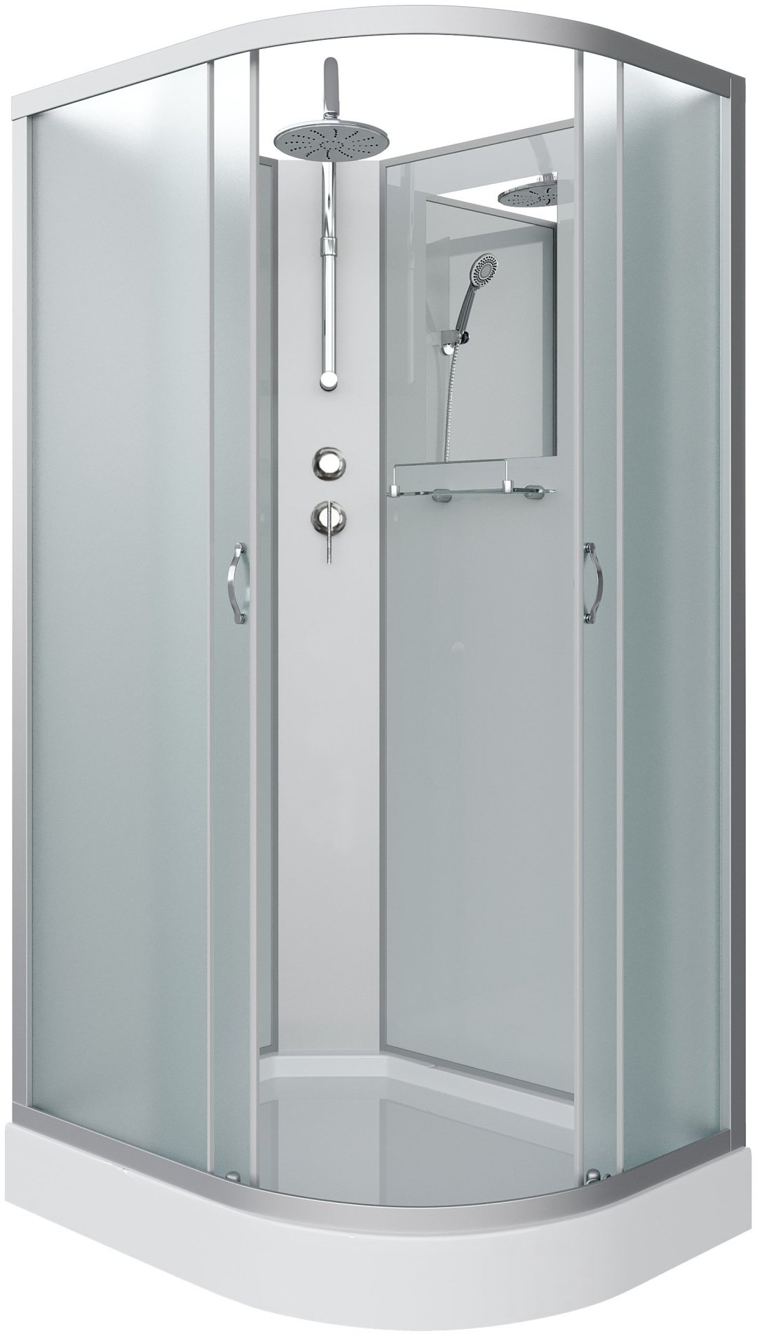Душевая кабина Niagara NG-3312-14LBKT (215х120 см), низкий поддон купить,NaN