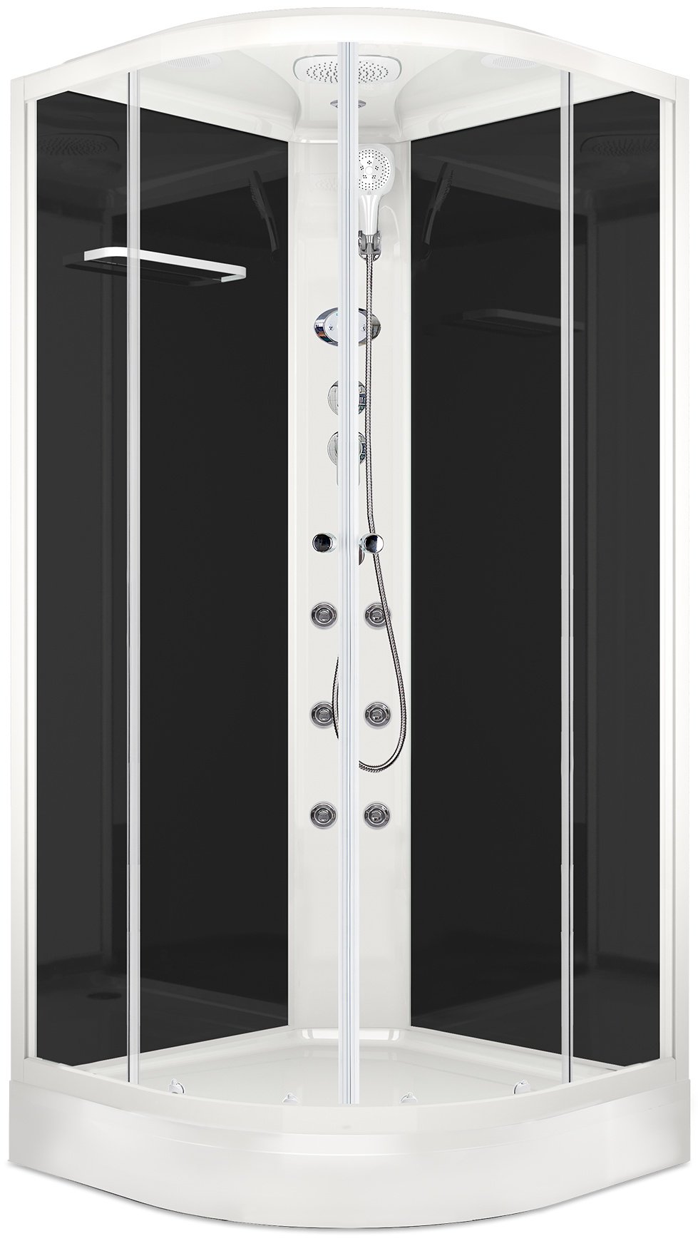 Душевая кабина KABINKA.KZ Delight Slim (110) (218х100 см), низкий поддон купить,NaN