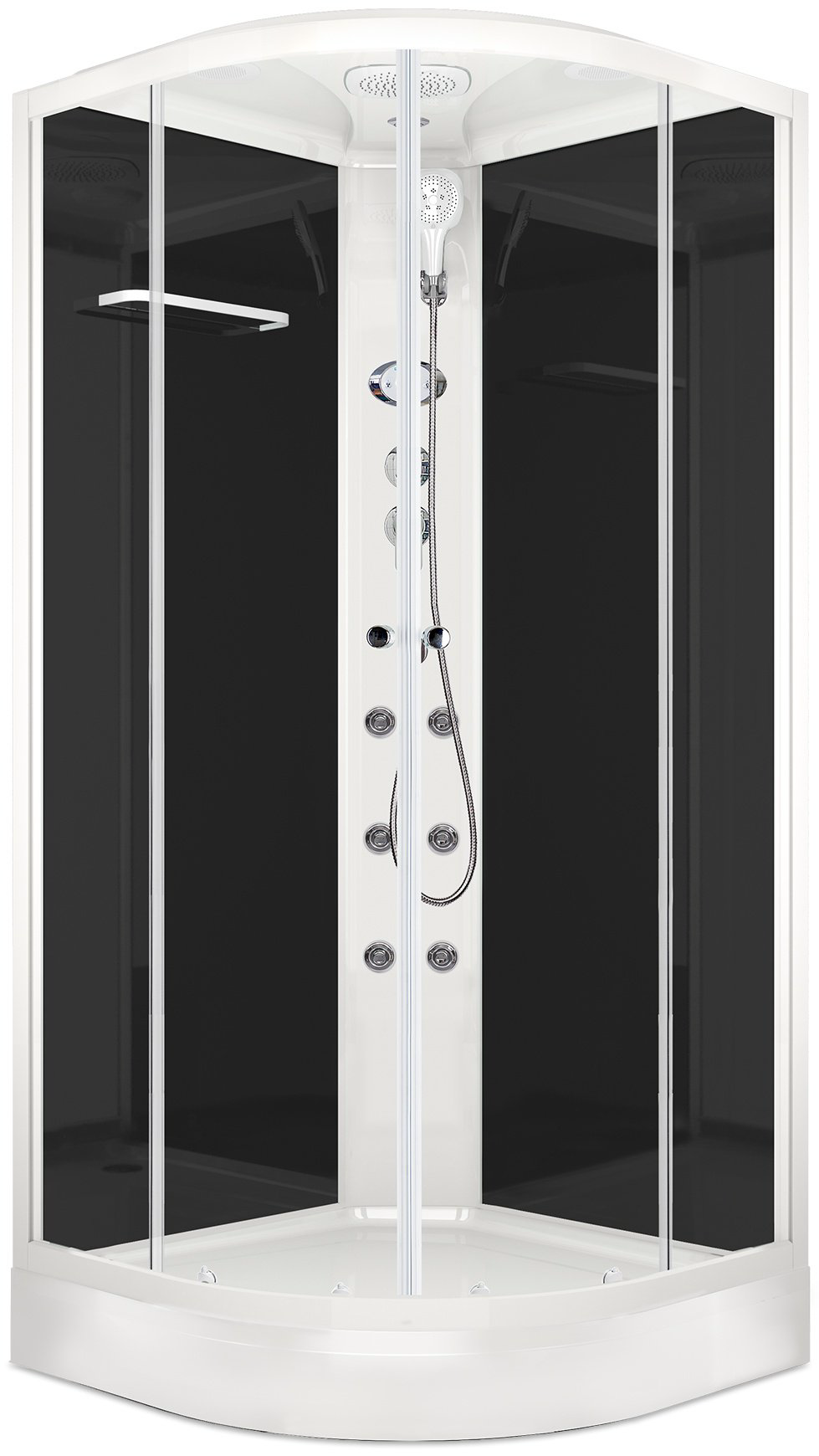 Душевая кабина KABINKA.KZ Delight Slim (110) (218х100 см), низкий поддон купить,NaN