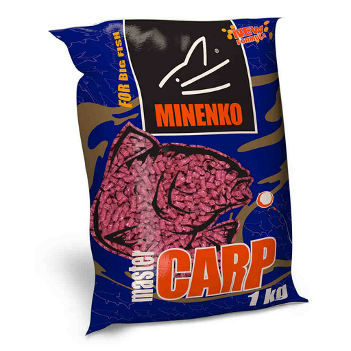 Прикормка Minenko Master Carp Клубника 4112 5 мм 1000 гр