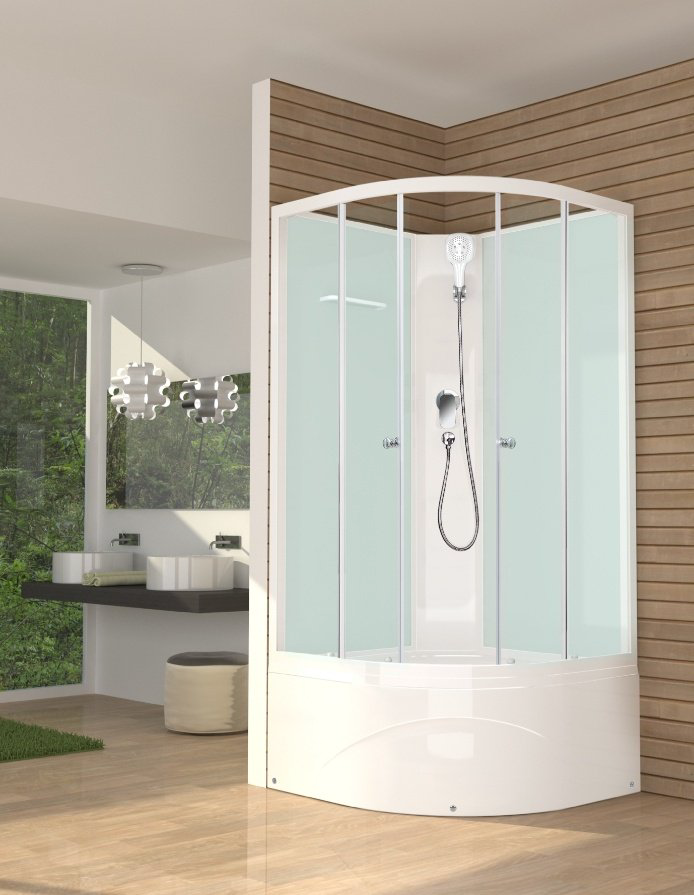Душевая кабина Domani-Spa Eco Delight (204х90 см), высокий поддон купить,NaN
