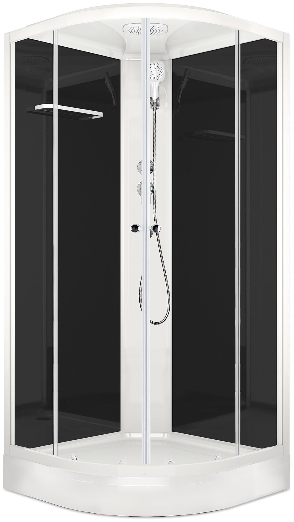 Душевая кабина KABINKA.KZ Delight Slim (99) (218х90 см), низкий поддон