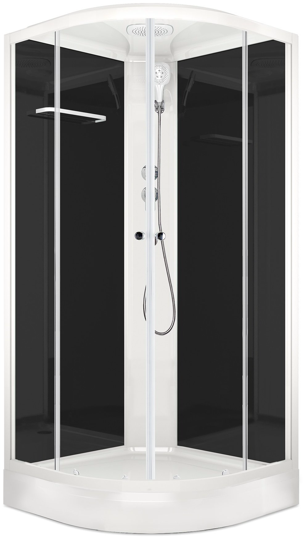 Душевая кабина KABINKA.KZ Delight Slim (99) (218х90 см), низкий поддон купить,NaN