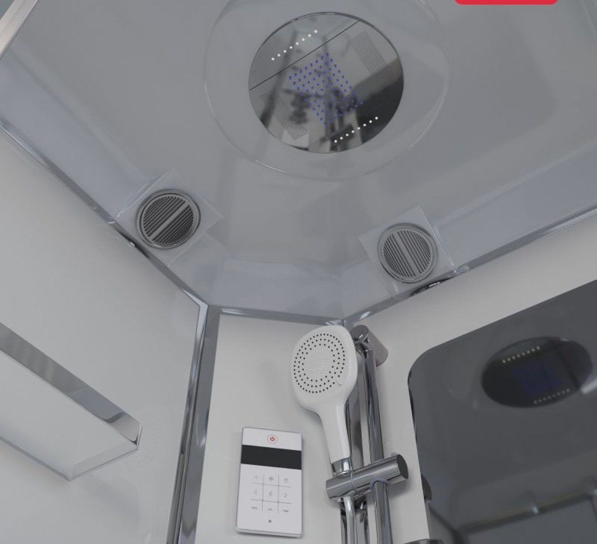 Душевая кабина KABINKA.KZ NG-310-01R (220 см х 120 см), высокий поддон купить,NaN