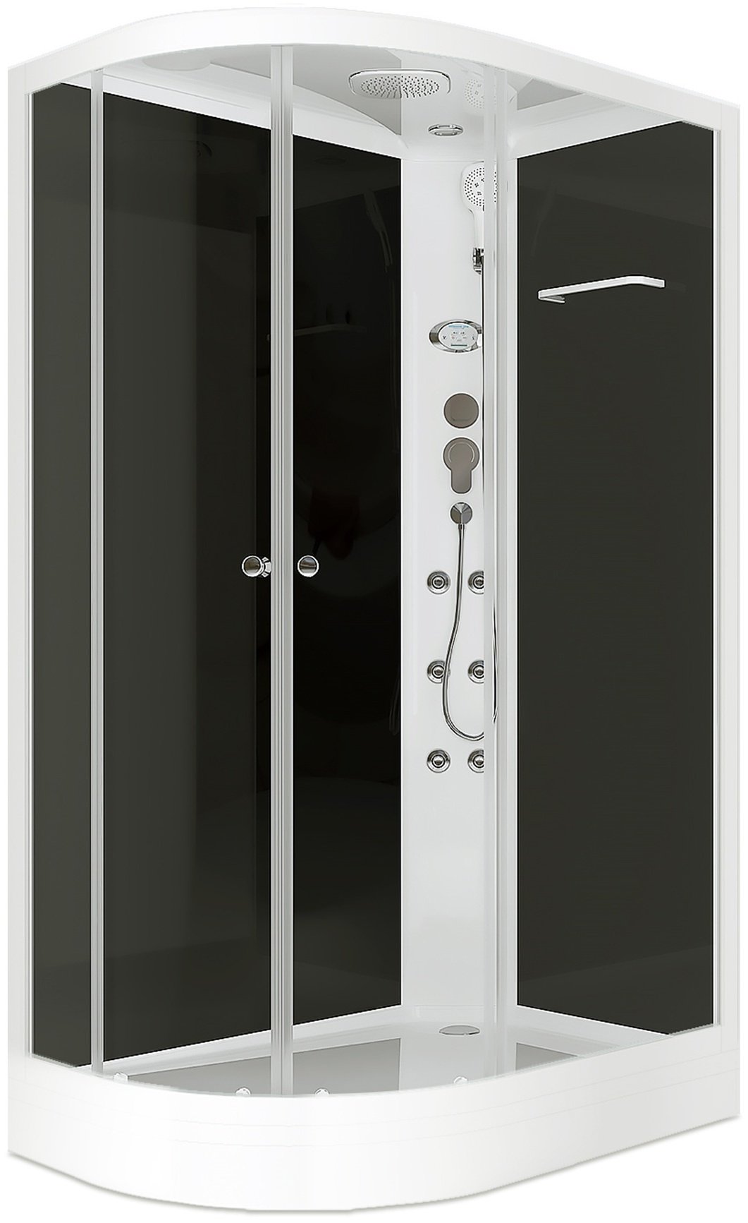 Душевая кабина Domani-Spa 128 R (218х120 см), низкий поддон купить,NaN