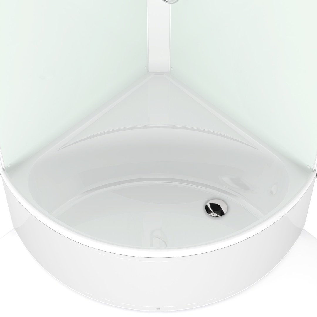 Душевая кабина Domani-Spa ECO Simple high v1.2 С КРЫШЕЙ (99) (218х90 см), высокий поддон