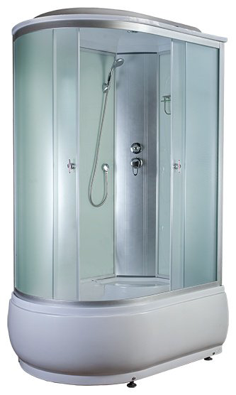 Душевая кабина KABINKA.KZ 4006D R fabric white (220х80 см), высокий поддон купить,NaN