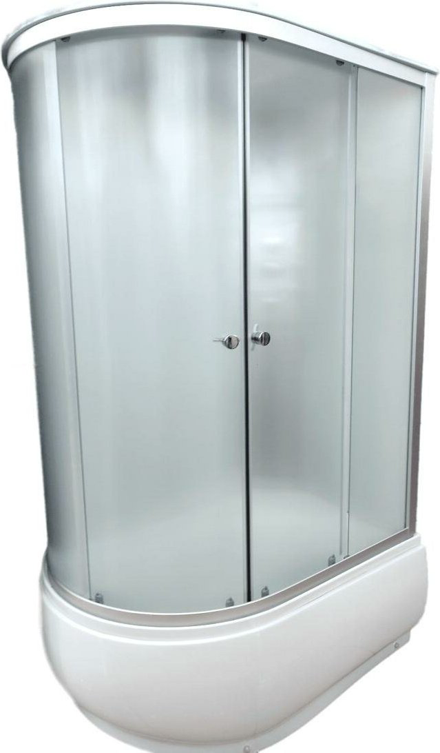 Душевая кабина KABINKA.KZ 4006D R fabric white (220х80 см), высокий поддон купить,NaN