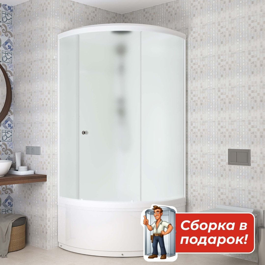 Душевая кабина Domani-Spa Simple 99 high (218х90 см), высокий поддон