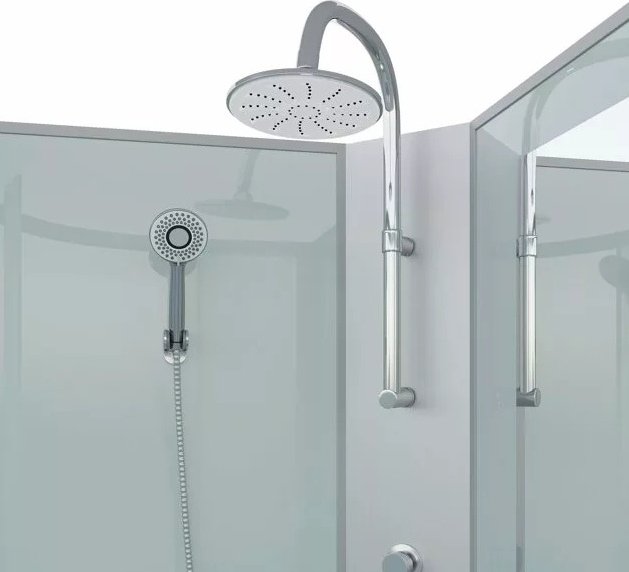 Душевая кабина Niagara NG-43185-14QBKT (215 см х 110 см), низкий поддон купить,NaN