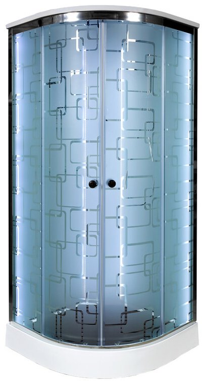 Душевая кабина KABINKA.KZ EM2011LED+GM (220х110 см), низкий поддон купить,NaN