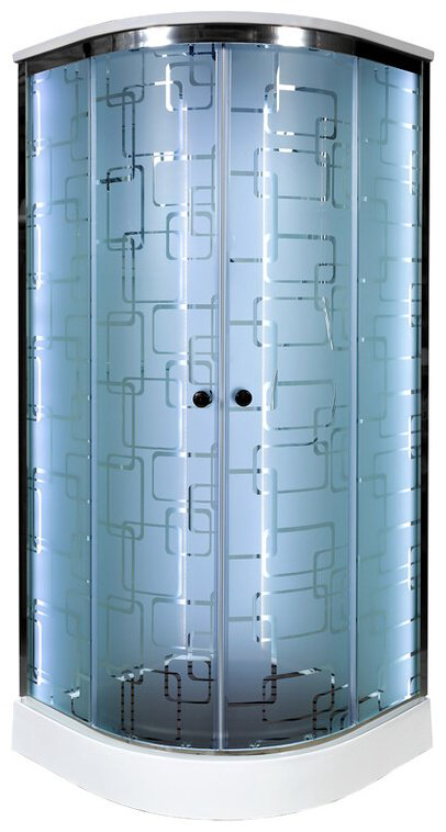 Душевая кабина KABINKA.KZ EM2011LED+GM (220х110 см), низкий поддон купить,NaN