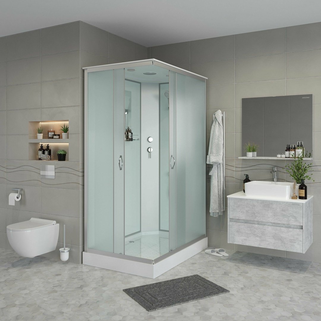 Душевая кабина Niagara NG-43975-14Q (215 см х 90 см), низкий поддон купить,NaN