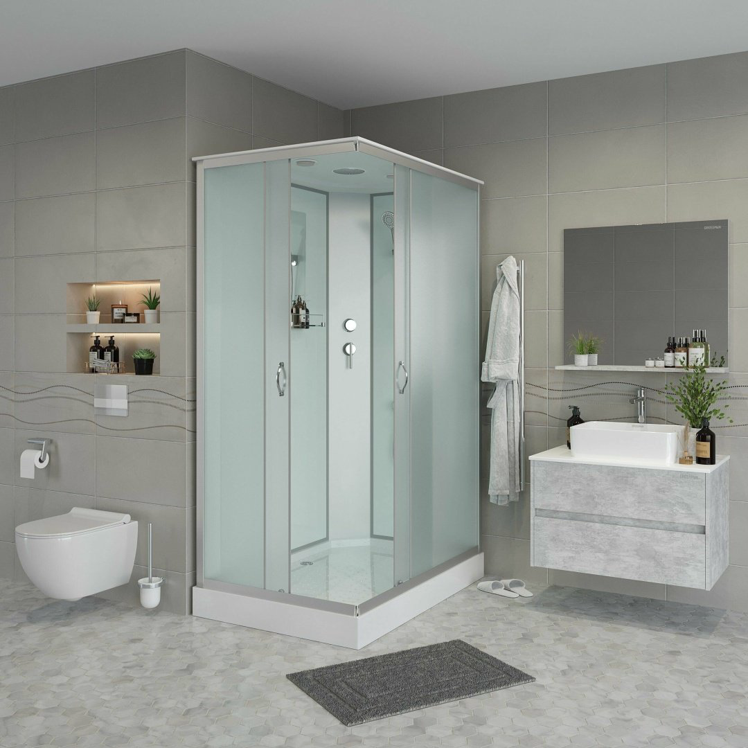 Душевая кабина Niagara NG-43975-14Q (215 см х 90 см), низкий поддон купить,NaN
