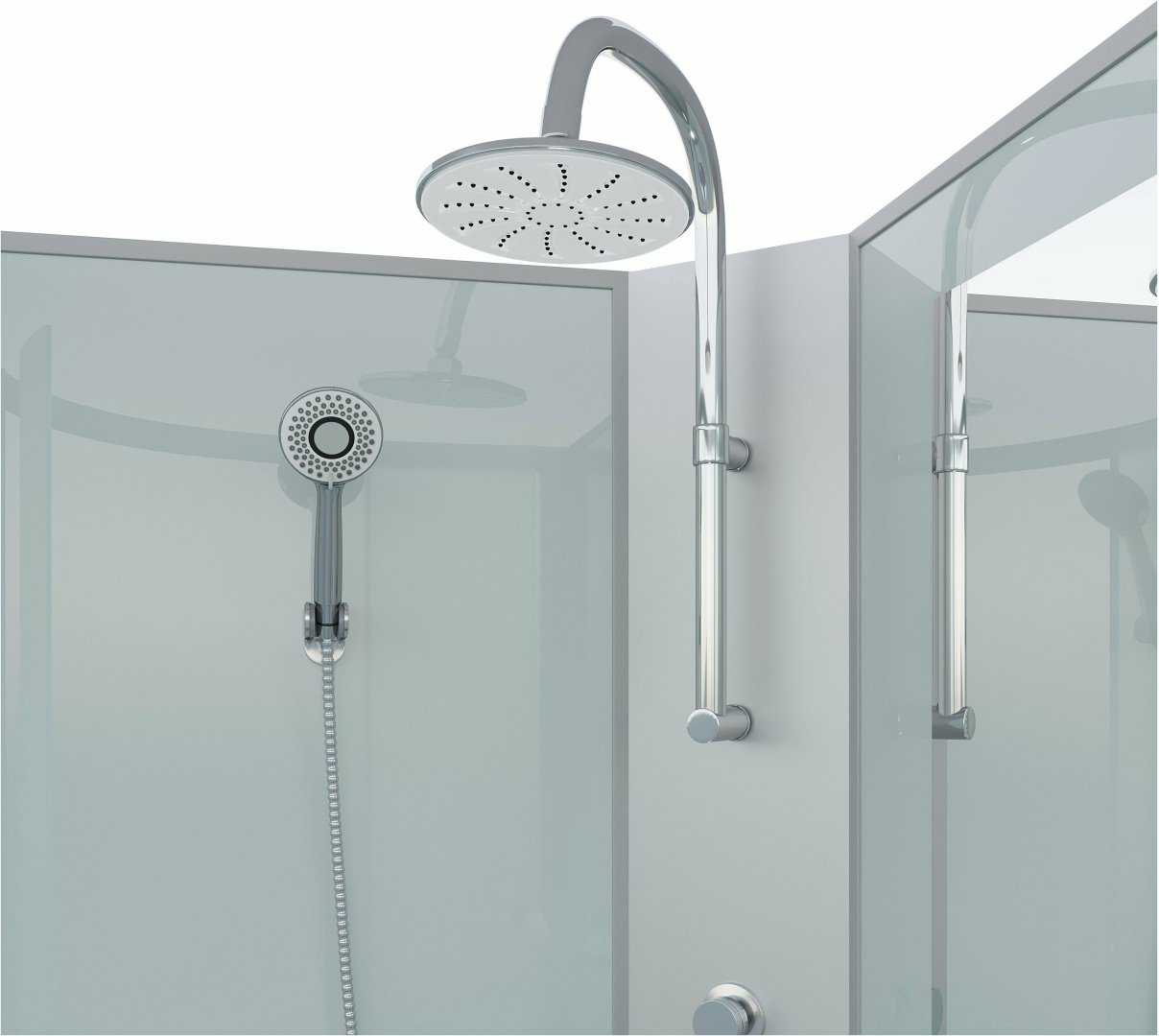 Душевая кабина Niagara NG-43975-14QBKTG (210 см х 90 см), низкий поддон купить,NaN