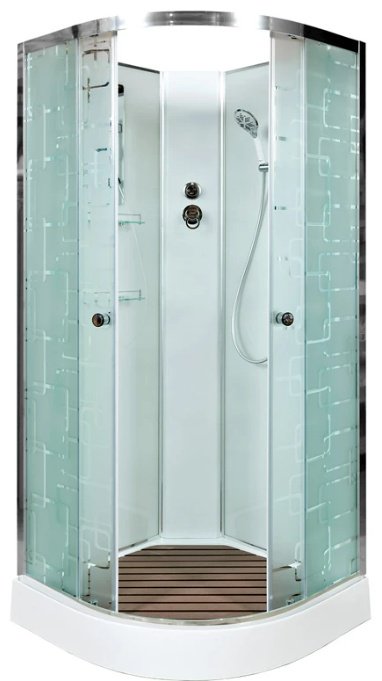 Душевая кабина KABINKA.KZ EM2011N без крыши (208х110 см), низкий поддон купить,NaN