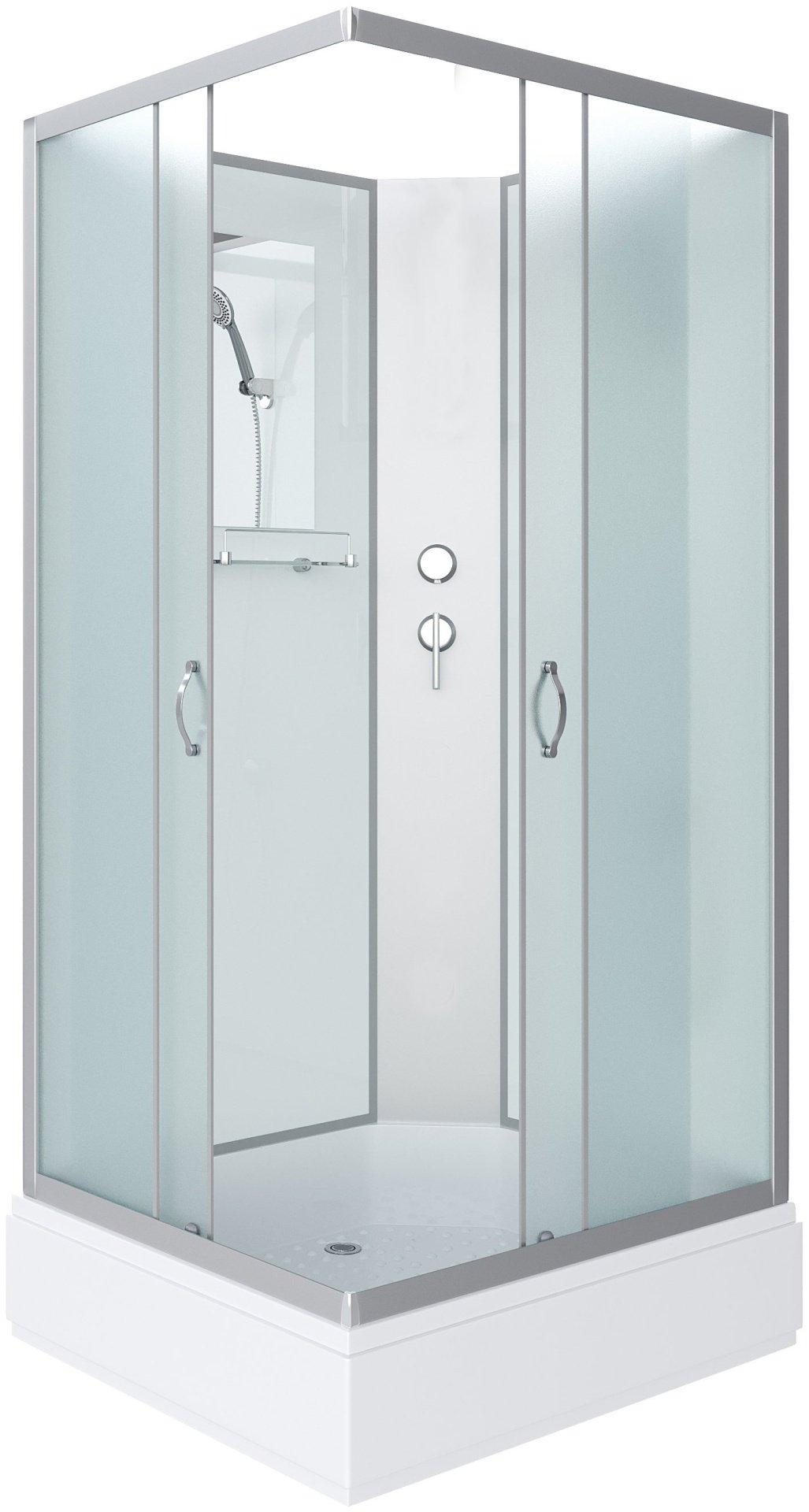 Душевая кабина Niagara NG-33084-14QBK (215 см х 100 см), средний поддон