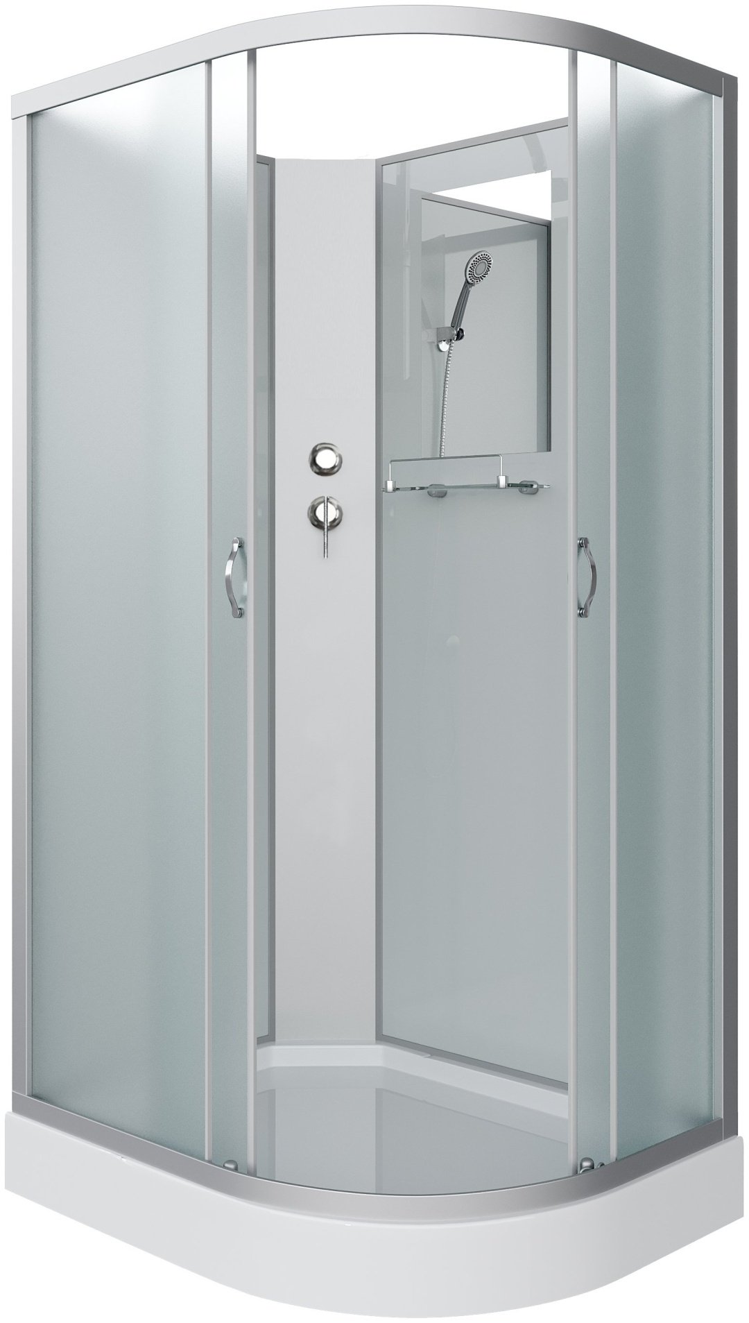 Душевая кабина Niagara NG-3312-14LBK (215 см х 120 см), низкий поддон купить,NaN