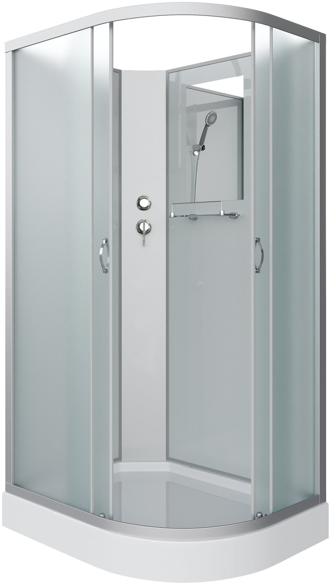 Душевая кабина Niagara NG-3312-14LBK (215 см х 120 см), низкий поддон купить,NaN