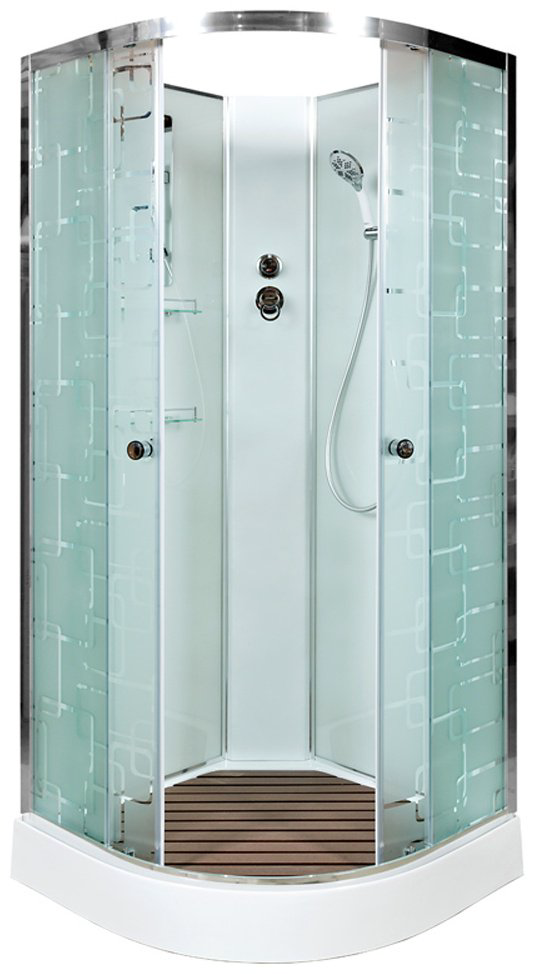 Душевая кабина KABINKA.KZ EM1510N (208х100 см), низкий поддон купить,NaN