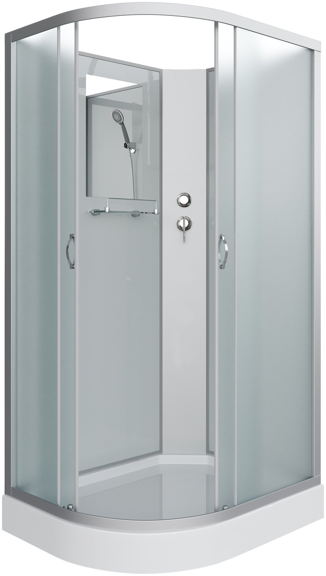 Душевая кабина Niagara NG-3312-14RBK (215 см х 120 см), низкий поддон