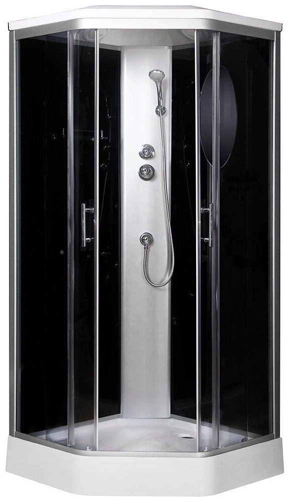 Душевая кабина Niagara NG-2506-01 (220 см х 90 см), низкий поддон